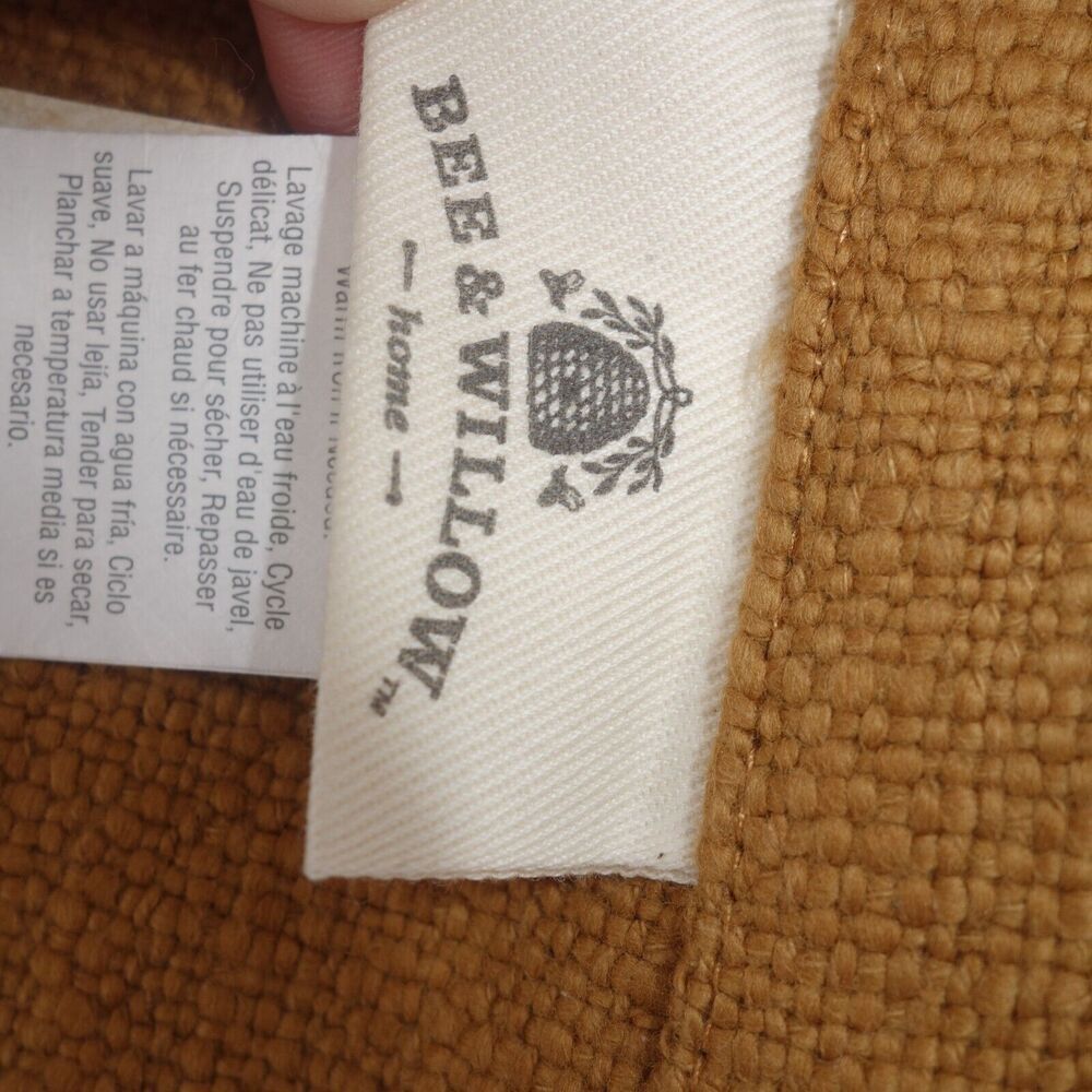 NEW Bee & Willow Femme Woven Tweed Table Runner 14”x90” Farmhouse CottageCore - Picture 3 of 5